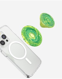 PopSockets - Rick and Morty PopGrip MagSafe Phone Grip Holder + Magnetic Adapter Ring