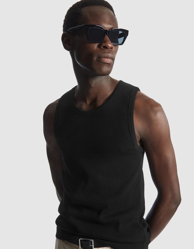 COS - Slim Ribbed Cotton Tank Top