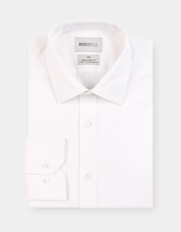 Brooksfield - Performance Reg Fit Business Shirt