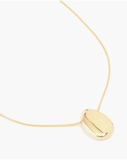 Lovisa - Gold Plated Pebble Long Toggle Necklace