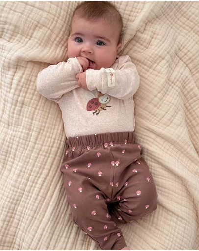 Purebaby - Applique Bodysuit -Kids-Babies