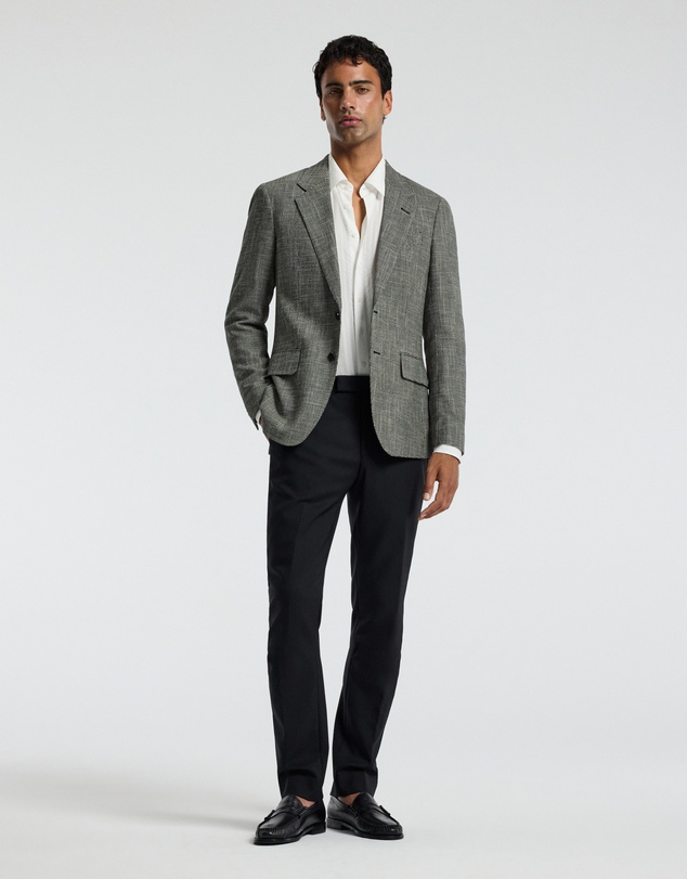 Calibre - Gridmesh Blazer Basalt