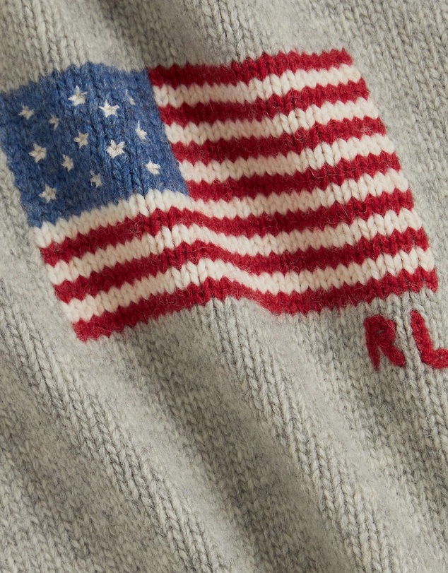 Polo Ralph Lauren - Flag Knit Wool-Blend Scarf