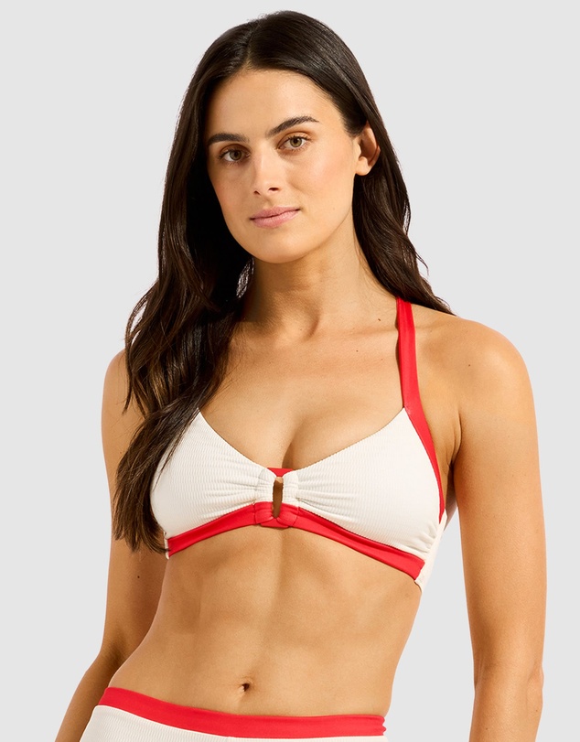 Seafolly - Bandwave Multi Fit Trim Front Bralette Bikini Top