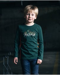 TYGO&vito - Long Sleeve Contrast Tape Tee - Kids-Teens