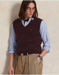 Polo Ralph Lauren - ICONIC EXCLUSIVE - Cable-Knit Wool-Cashmere Sweater Vest