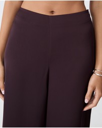 Forcast - Asma Satin Wide Leg Pants