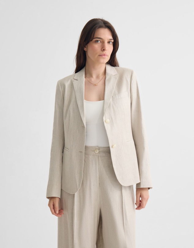 Oxford - Poppy Linen Suit Jacket