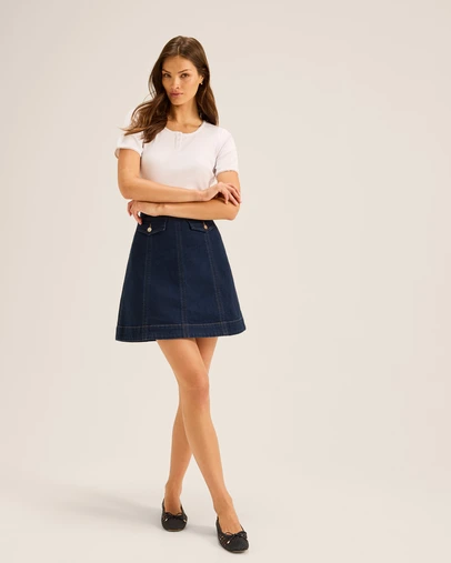Review - Isla Denim Mini Skirt