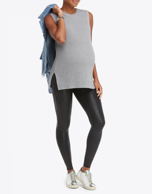 Spanx - Mama Faux Leather Leggings