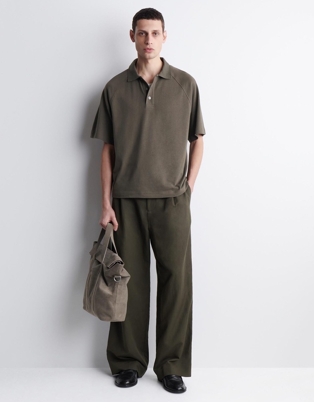 COS - Relaxed Cotton-Linen Polo Shirt