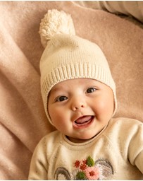 Bebe by Minihaha - Charlie Organic Knitted Beanie - Babies