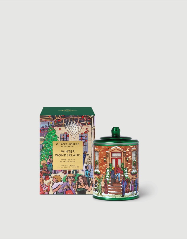 Glasshouse Fragrances - Winter Wonderland 380g Soy Candle