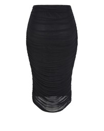 City Chic - Anastasia Ruched Midi Skirt
