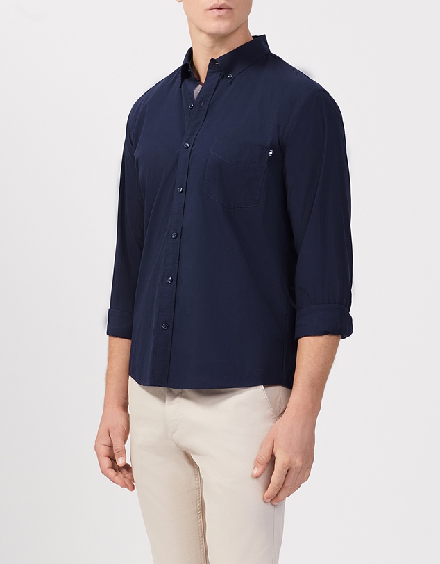 Van Heusen - Washed Poplin Casual Shirt