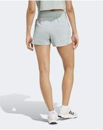 adidas Performance - Pacer Workout Woven High Rise Shorts Womens