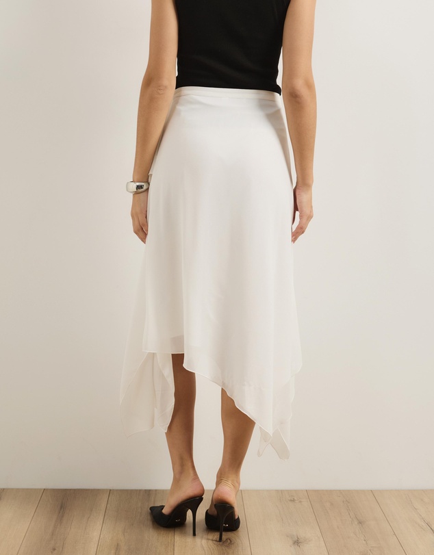 Atmos&Here - Cleo Asymmetrical Hem Layered Skirt