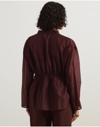 Atmos&Here - Liliora Tie Waist Top