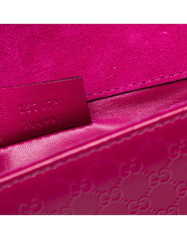 Pre-Loved by Azura Reborn - Pre-Loved Microguccissima Patent Broadway Clutch