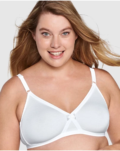 Naturana - Pure Cotton Wirefree Firm Support Bra