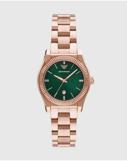 Emporio Armani - Rose Gold Tone Analogue Watch