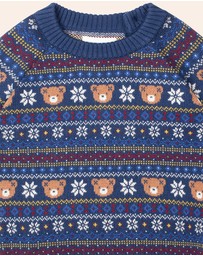 Huxbaby - Apres Ski Fairisle Pullover - ICONIC EXCLUSIVE - Babies-Kids