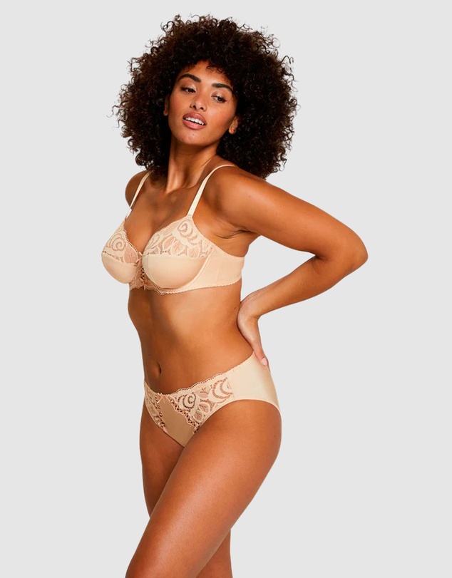 Sans Complexe - Amélie Microfibre & Lace Bikini Brief