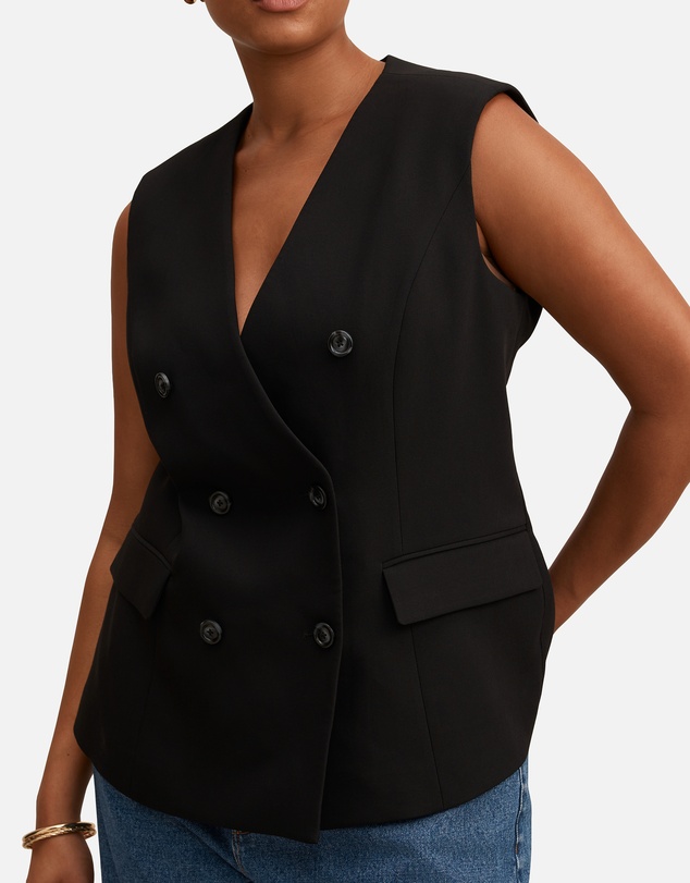 Forever New Curve - Myra Curve Sleeveless Blazer