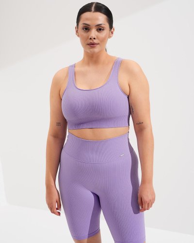 Ribbed Seamless Bra