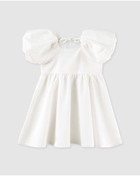 Designer Kidz - Grace Linen Baby Dress