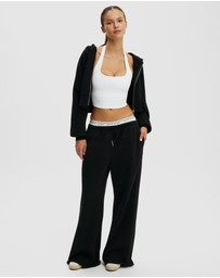 Cotton On Body Active - Active Raw Edge Zip Through Hoodie