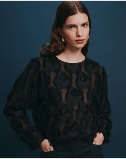 SABA - Aurelia Textured Top