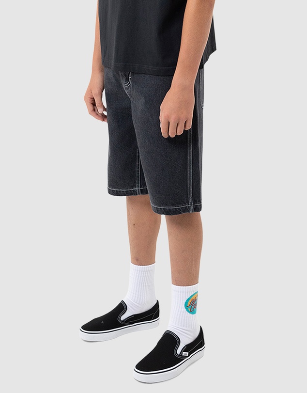Santa Cruz - Tripper Stack Jean Shorts - Kids-Teens