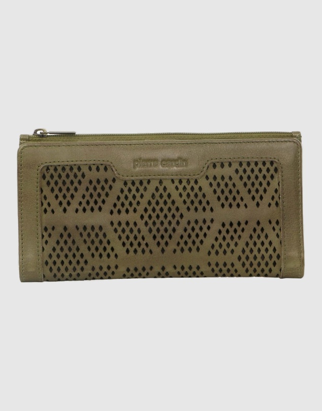 Pierre Cardin - Perforated Leather Travel Wallet