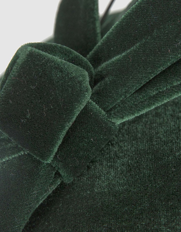 Max Alexander - Velvet Green Winter Pillbox Fascinator