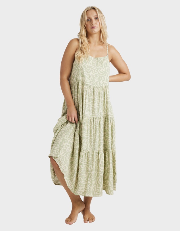 Billabong - Womens Sunny Lines Lost Love Midi Dress