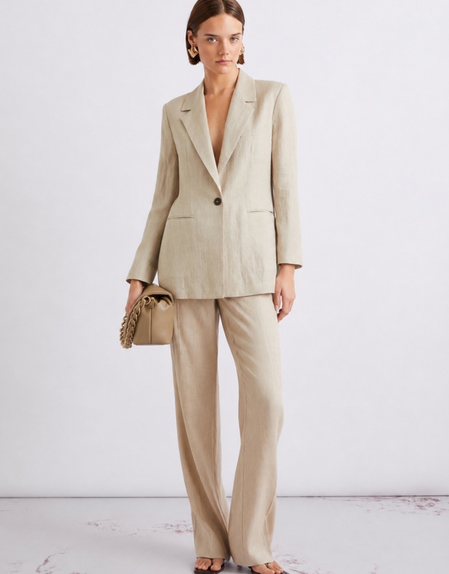 Marella - Sandy Linen Blazer