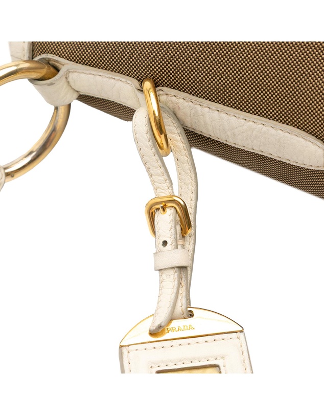 Pre-Loved by Azura Reborn - Pre-Loved Canvas Canapa Logo Shoulder Bag