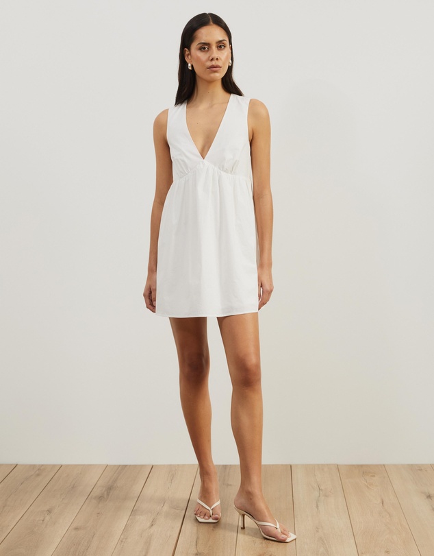 Atmos&Here - Louisa V-Neck Mini Dress