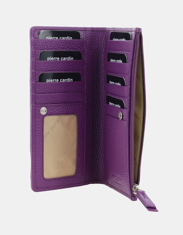 Pierre Cardin - Pierre Cardin Genuine Ladies Leather Bi-Fold Wallet