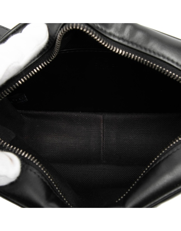 Pre-Loved by Azura Reborn - Pre-Loved Mini GG Marmont Matelasse Leather Monochrome Crossbody