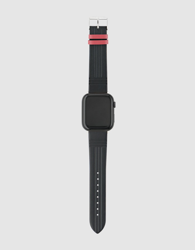 Ted Baker - Ted Baker Apple Band - Black Leather Strap