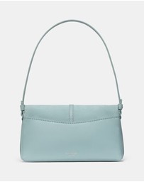 Kate Spade - Loop Fine Grain Leather and Suede Small Flap Shoulder Bag