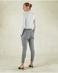 DRICOPER DENIM - Active Cobalt Blue Check Jeans