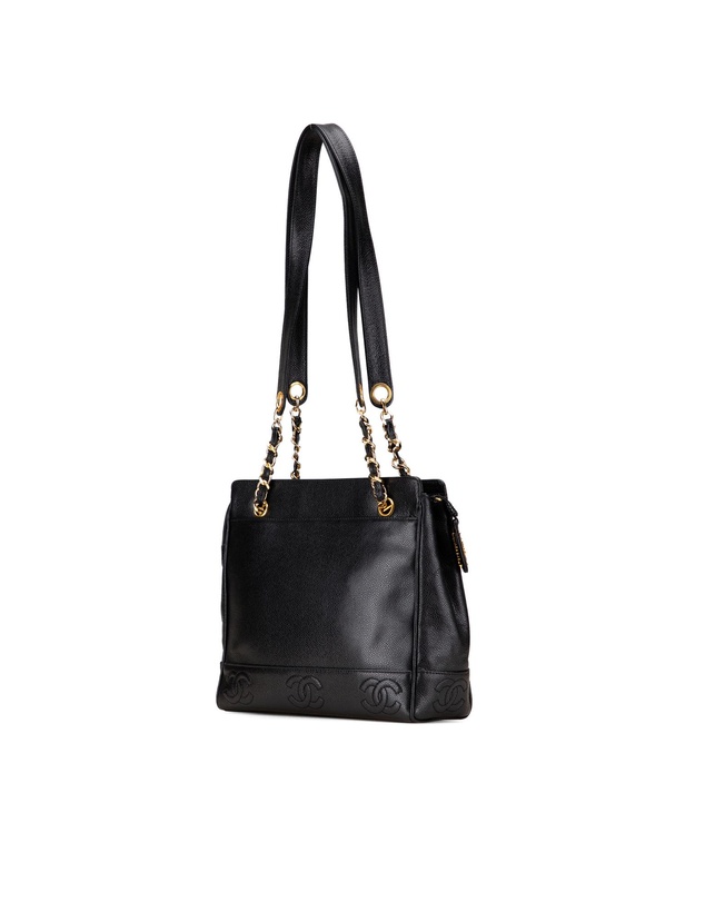 Pre-Loved by Azura Reborn - Pre-Loved Triple CC Caviar Tote