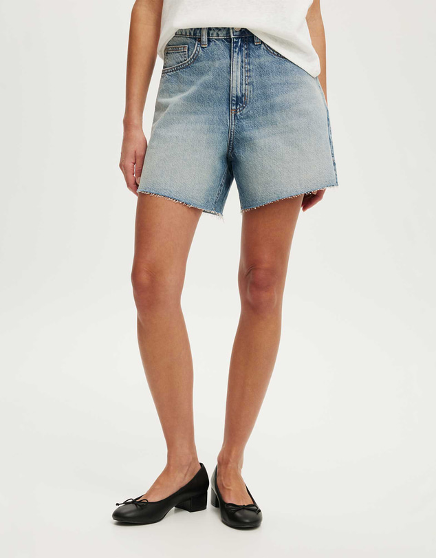 Cotton On - High 90 S Denim Short