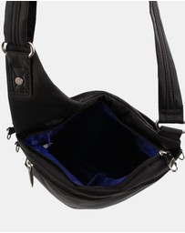 Pierre Cardin - Pierre Cardin Nylon Anti-Theft Cross Body Bag