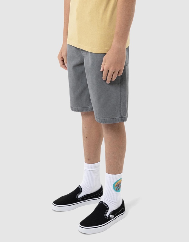Santa Cruz - Roskopp Screaming Target Jean Shorts - Teens