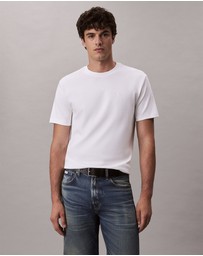 Calvin Klein - Embroidered Monogram Logo T-Shirt