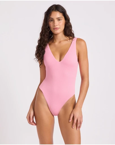 Seafolly - Sea Dive Deep V Neck One Piece